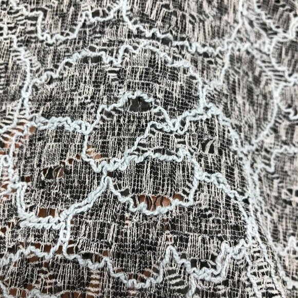 BCBGMaxAzria Haze Grey Floral Lace Bridette Crop Top & Matching Skirt size S - Picture 13 of 16